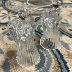 Crystal Taper Candle Holders